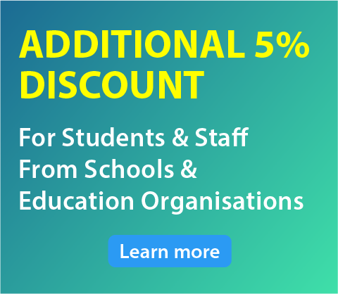 Education Discount for Students, Teachers & Educational Institution Staff